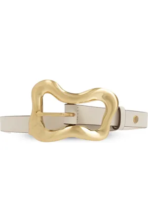 RAG&BONE Femme, Accessoires, , Taille: M Ceinture en cuir Greige