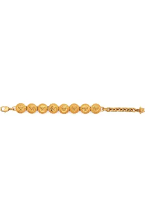 VERSACE Homme, Accessoires, Jaune, Taille: ONE Size Bracelet chaîne Medusa