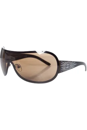 CHANEL Unisex, Pre-owned, Brun, Taille: ONE Size Pre-ownedPlastiquelunettes-de-soleil