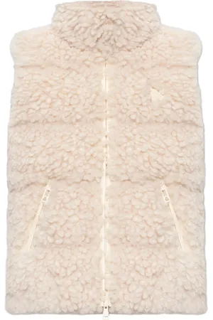 Moncler Femme, Vestes, , Taille: 38 FR Gilet en fausse fourrure