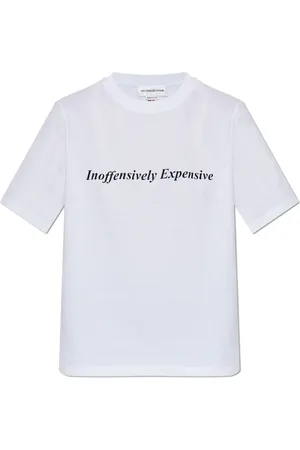 Victoria Beckham Femme, Tops, Blanc, Taille: 38 FR T-shirt avec impression