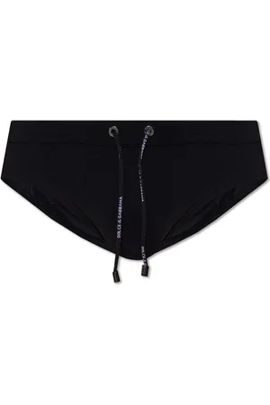 Dolce & Gabbana Homme, Maillots de bain, Noir, Taille: S Maillot de bain avec logo