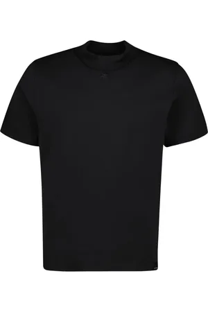 Courrèges Homme, Tops, Noir, Taille: S T-shirt noir Volcan Automne-Hiver 2024