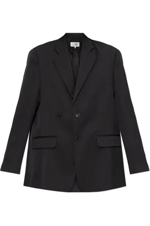 Maison Margiela Femme, Vestes, Noir, Taille: 36 FR Blazer Croisé