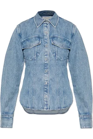 RAG&BONE Femme, Vestes, Bleu, Taille: 40 FR Chemise en denim Annie