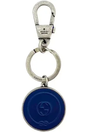 Gucci Unisex, Pre-owned, Bleu, Taille: ONE Size Pre-owned Caoutchouc porte-cls