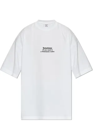 Vetements Homme, Tops, Blanc, Taille: M T-shirt avec impression