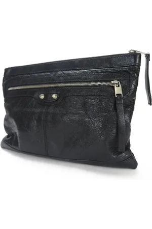 Balenciaga Femme, Pre-owned, Noir, Taille: ONE Size Pre-owned Cuir pochettes-minaudieres