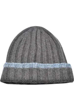 BARBA Homme, Accessoires, Gris, Taille: ONE Size Chapeaux bruns élégants pour hommes