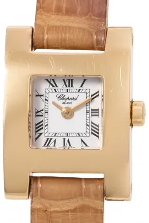 Chopard Femme, Pre-owned, Blanc, Taille: ONE Size Pre-owned Acier inoxydable montres