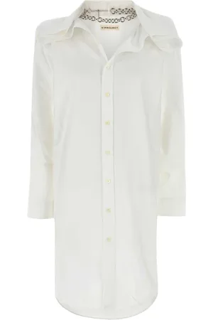 Y / PROJECT Femme, Robes, Blanc, Taille: 40 FR Robe chemise Oxford blanche