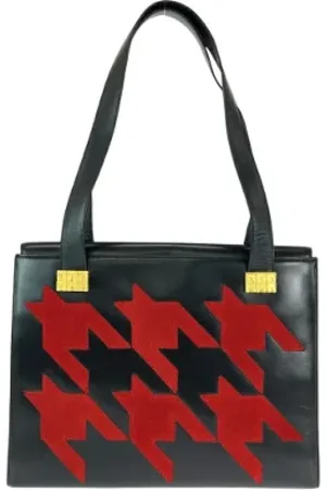 Céline Femme, Pre-owned, Noir, Taille: ONE Size Pre-owned Cuir cabas