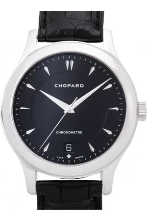 Chopard Homme, Pre-owned, Noir, Taille: ONE Size Pre-owned Acier inoxydable montres