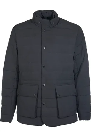 Barbour Homme, Vestes, Noir, Taille: L Manteau Puffer Fleetham Noir