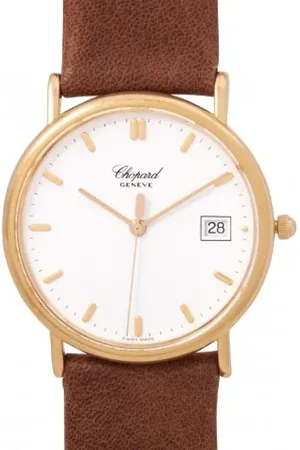Chopard Homme, Pre-owned, Blanc, Taille: ONE Size Pre-owned Acier inoxydable montres