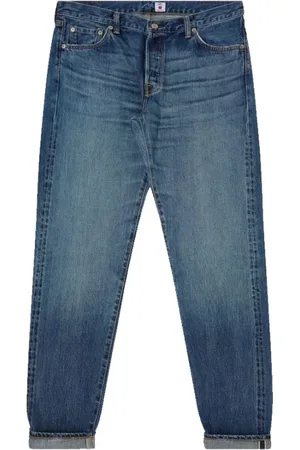 Edwin Homme, Jeans, Bleu, Taille: W34 Regular Tapered Jeans Bleu Lavage Foncé