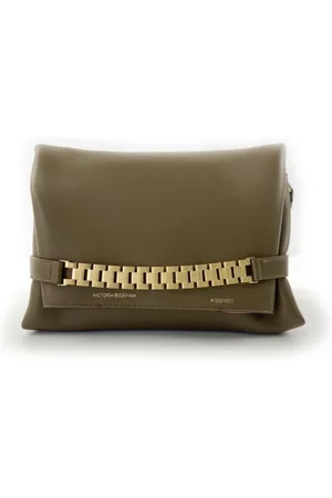 Victoria Beckham Femme, Sacs, Vert, Taille: ONE Size Sac à bandoulière kaki