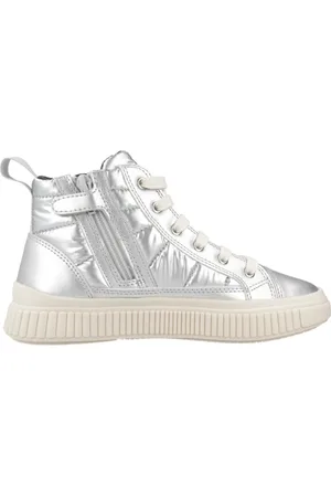 Geox Femme, Chaussures, Gris, Taille: 37 EU Baskets Élégantes pour Hommes et Femmes