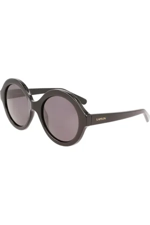 Lanvin Femme, Accessoires, Noir, Taille: ONE Size Lunettes de soleil rondes en acétate