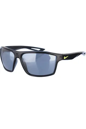 Nike Homme, Accessoires, Noir, Taille: ONE Size Lunettes de soleil rectangulaires ovales avec monture en acétate
