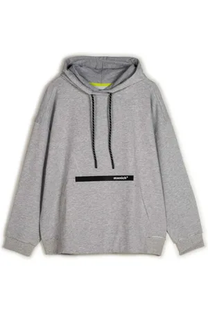 Munich Homme, Sweatshirts et sweats à capuche, Gris, Taille: L Sweat à capuche oversize Gris
