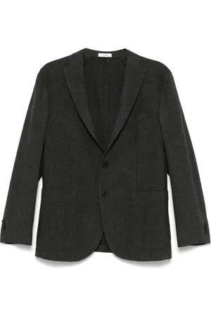 Boglioli Homme, Vestes, Vert, Taille: L Veste de Luxe en Laine et Cachemire