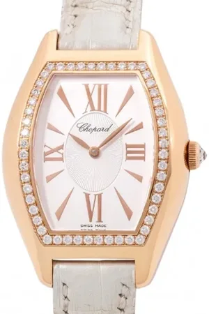 Chopard Femme, Pre-owned, Blanc, Taille: ONE Size Pre-owned Acier inoxydable montres