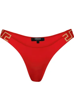 VERSACE Femme, Maillots de bain, Rouge, Taille: 40 FR Bas de Bikini Greca Rouge