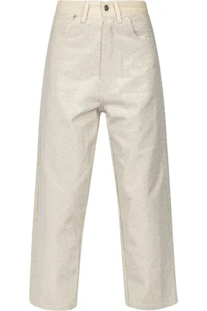 Mes Demoiselles Femme, Pantalons, , Taille: 36 FR Pantalon Crème pour Femmes