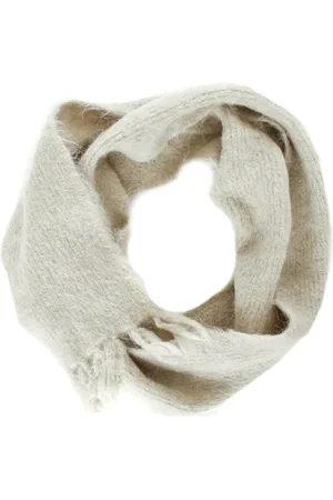 American Vintage Unisex, Accessoires, Gris, Taille: ONE Size Écharpe douce à franges