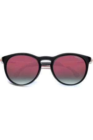 Carrera Homme, Accessoires, Noir, Taille: ONE Size Lunettes de soleil rondes en acétate avec protection UV
