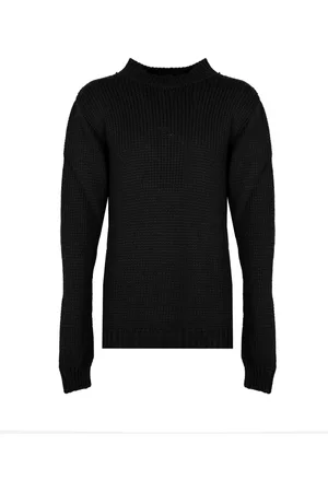 LA HAINE INSIDE US Homme, Pulls, Noir, Taille: L Élégant pull à col haut