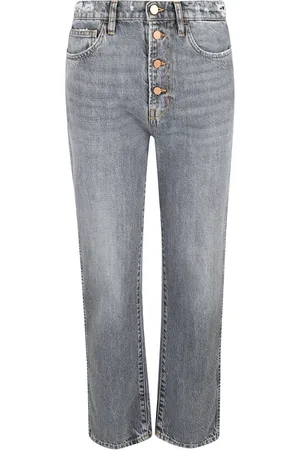 3x1 Femme, Jeans, Gris, Taille: W28 Jean Gris en Coton Fabriqué en Italie
