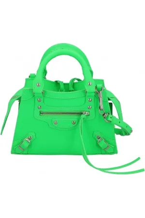 Balenciaga Femme, Pre-owned, Vert, Taille: ONE Size Pre-owned Cuir sacs-balenciaga