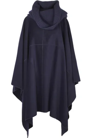 ALYSI Femme, Vestes, Bleu, Taille: 38 FR Cappa Élégante pour Maisons Modernes