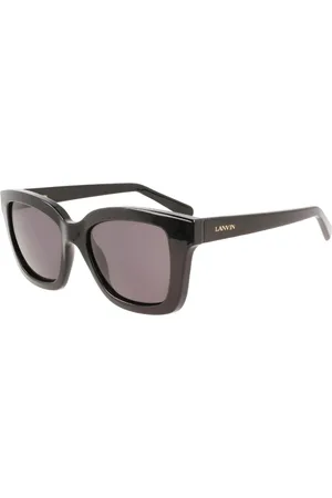 Lanvin Femme, Accessoires, Noir, Taille: ONE Size Lunettes de soleil carrées en acétate