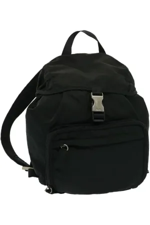 Prada Femme, Pre-owned, Noir, Taille: ONE Size Pre-owned Nylon sacs-prada