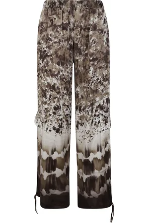 AVANT TOI Femme, Pantalons, Multicolore, Taille: 40 FR Pantalon en Soie et Élasthanne Fabriqué en Italie