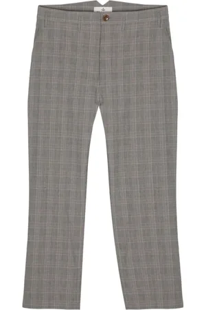 Vivienne Westwood Homme, Pantalons, Gris, Taille: S Pantalon Court à Carreaux