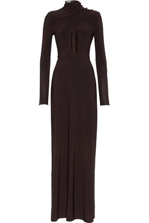 MVP Wardrobe Femme, Robes, Brun, Taille: 40 FR Robe Longue Zenyatta