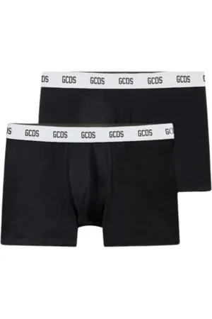 GCDS Homme, Sous-vêtements, Noir, Taille: XS Essentials Boxer Briefs 2-Pack Homme