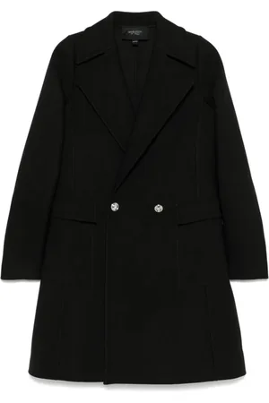 Giambattista Valli Femme, Manteaux, Noir, Taille: 38 FR Manteau Noir pour Femmes