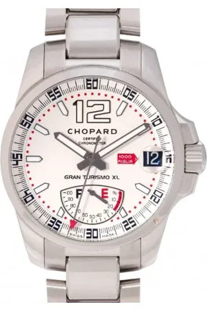 Chopard Homme, Pre-owned, Gris, Taille: ONE Size Pre-owned Acier inoxydable montres
