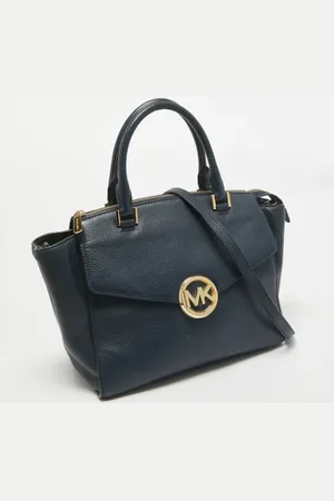 Michael Kors Femme, Pre-owned, Bleu, Taille: ONE Size Pre-owned Cuir cabas