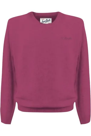 MC2 SAINT BARTH Homme, Pulls, Rose, Taille: S Pull Léger en Mérinos pour Homme