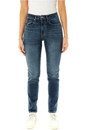 Denham Femme, Jeans, Bleu, Taille: W33 L32 Slim Fit Mid Waist Jeans