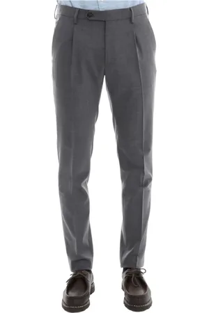 Berwich Homme, Pantalons, Gris, Taille: M Pantalon en Coton Gris Bn7000X