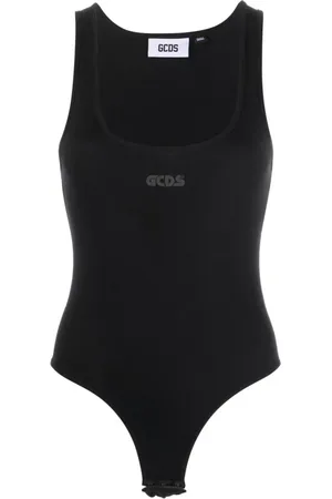 GCDS Femme, Tops, Noir, Taille: 42 FR Body Jersey Décontracté Noir