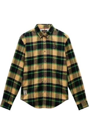 Napapijri Homme, Chemises, Multicolore, Taille: S Chemise de Randonnée Homme
