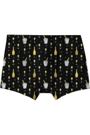 MC2 SAINT BARTH Homme, Sous-vêtements, Noir, Taille: M Boxer homme en microfibre de luxe